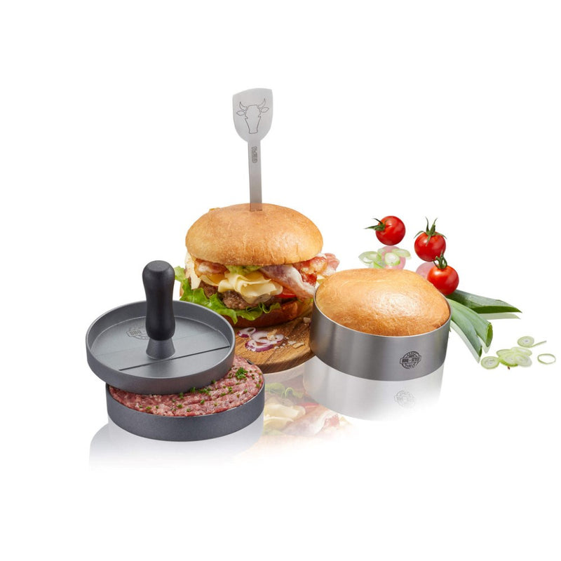 GEFU BBQ G-89494 - Set à burger 3 pièces
