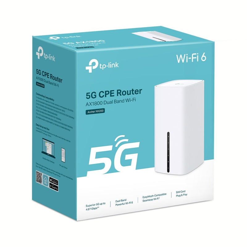 TP-Link Archer NX200 V1 - Wireless router 3-port switch - 1GbE - Wi-Fi 5, Wi-Fi 6 - Dual Band - 5G
