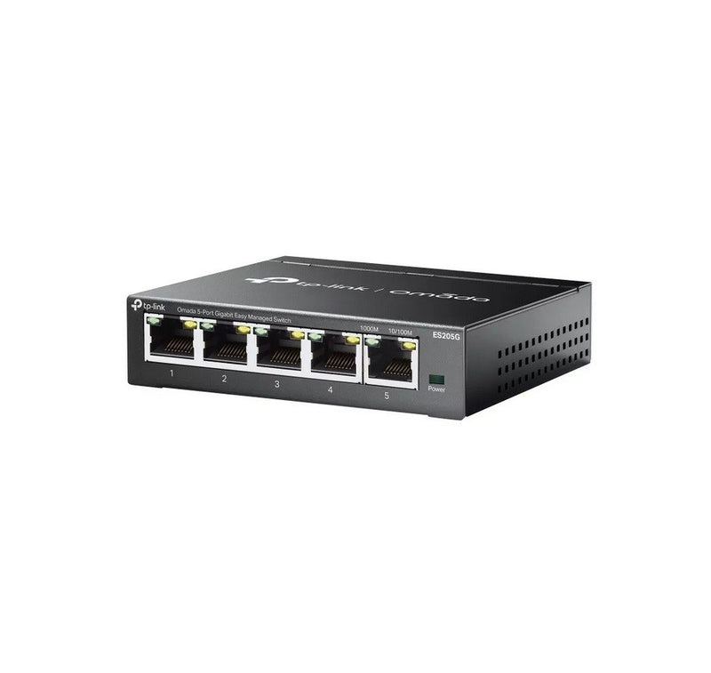 TP-Link Omada ES205G network switch Managed Gigabit Ethernet (10/100/1000) Black