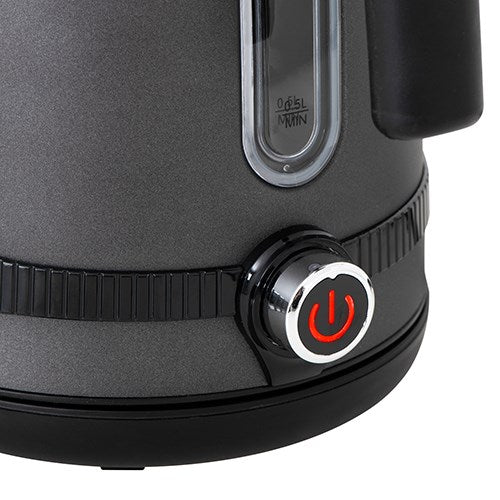 Adler AD 1295 Wasserkocher Edelstahl 1,7 l Satine-Grau