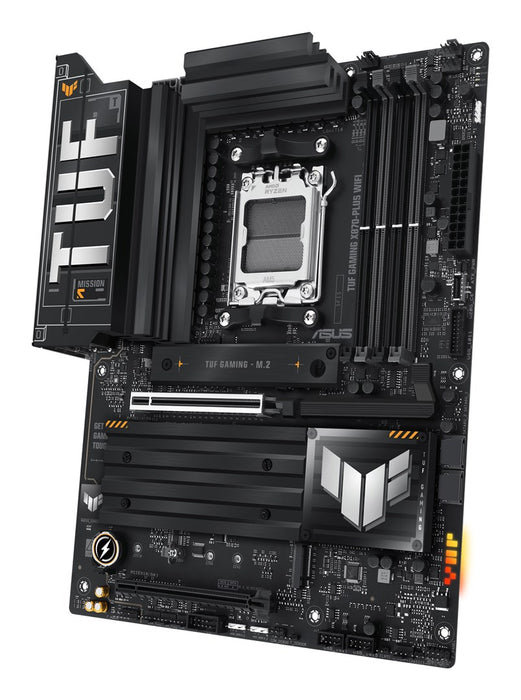 ASUS TUF GAMING X870-PLUS WIFI - Motherboard - ATX - Socket AM5 - AMD X870 Chipset - USB4, USB-C 3.2 Gen 2x2, USB 3.2 Gen 2, USB 3.2 Gen 1 - Wi-Fi 7,