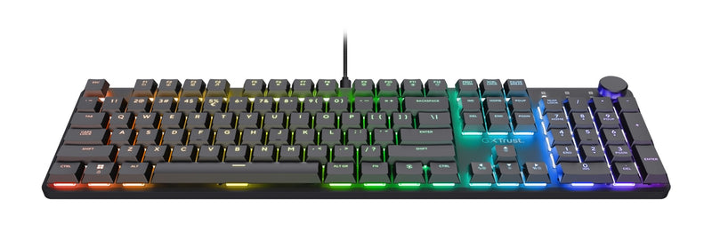Trust GXT 866 TORIX keyboard Gaming USB QWERTY US International Black