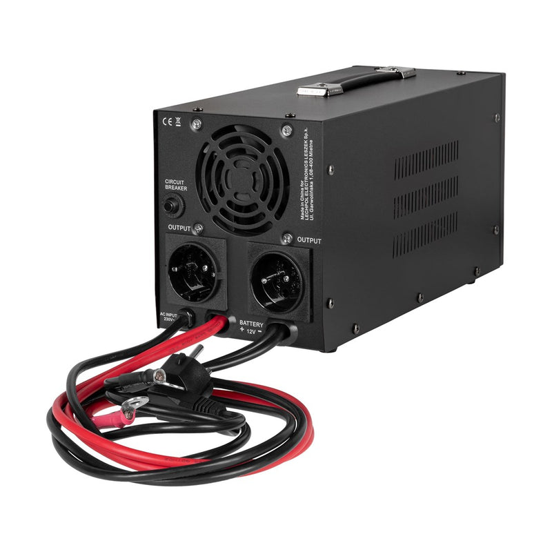 Rebel POWER-1000-LiFePo4 emergency power supply – a pure sine wave inverter with a 12V 230V charging function, 1000VA/700W