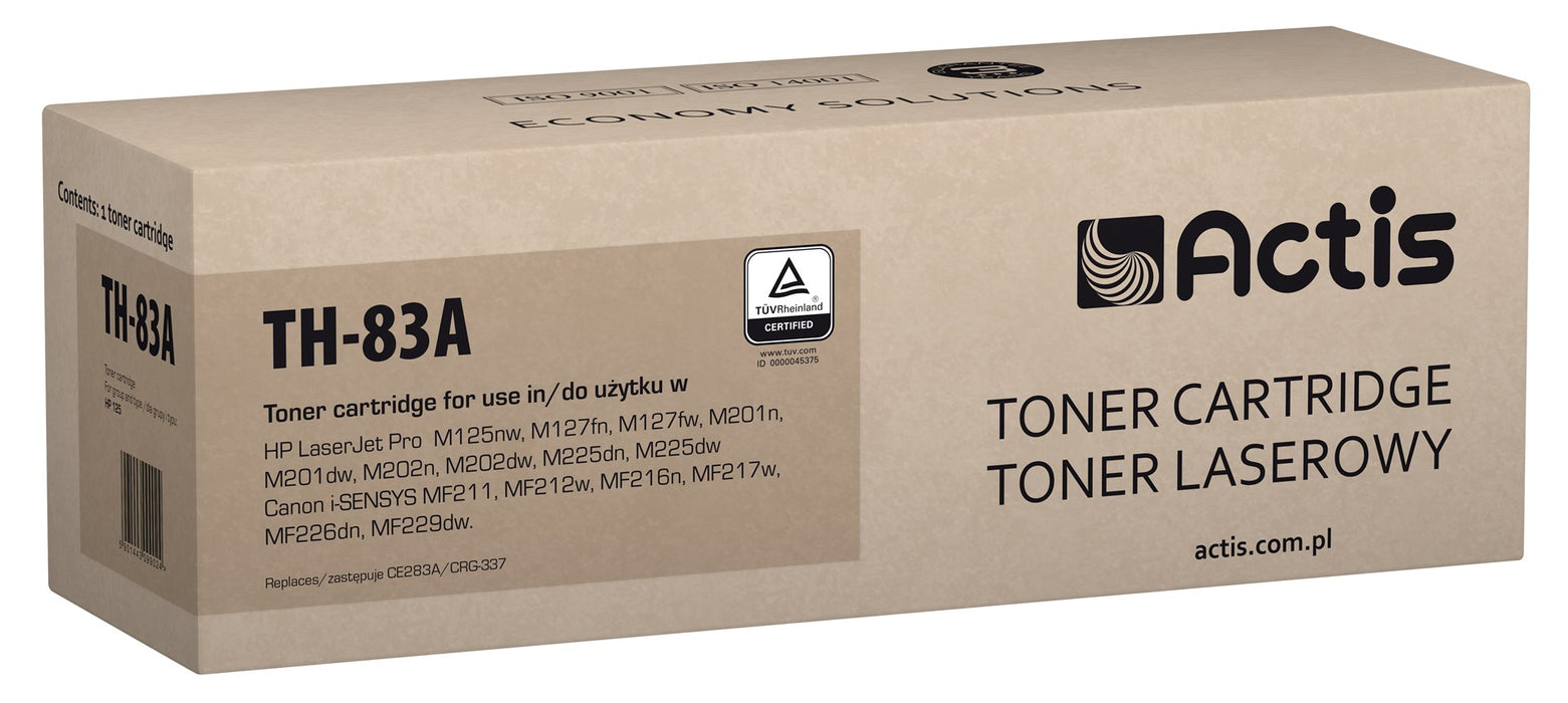 Actis TH-83A Toner (replacement for HP 83A CF283A, Canon CRG-737; Standard; 1500 pages; black)