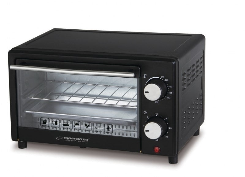 Esperanza EKO004 toaster oven 10 L 800 W Black Grill