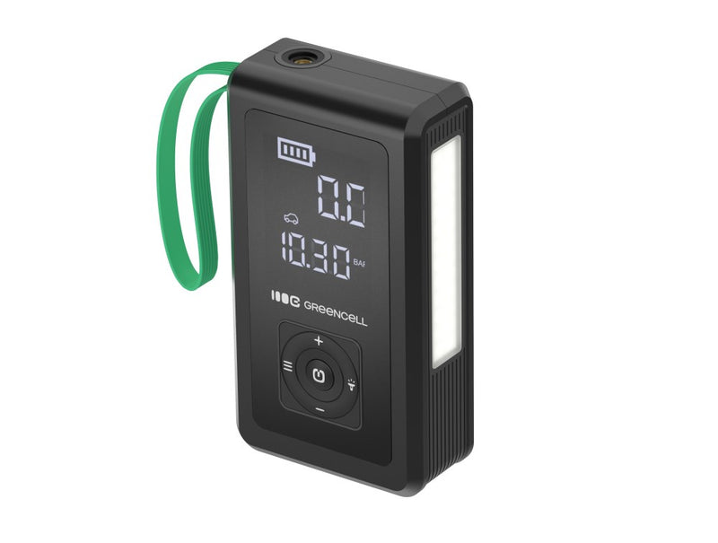 Green Cell CJSGC03 Powerbank Lithium-Ionen (Li-Ion) 8000 mAh Schwarz, Hellgrün