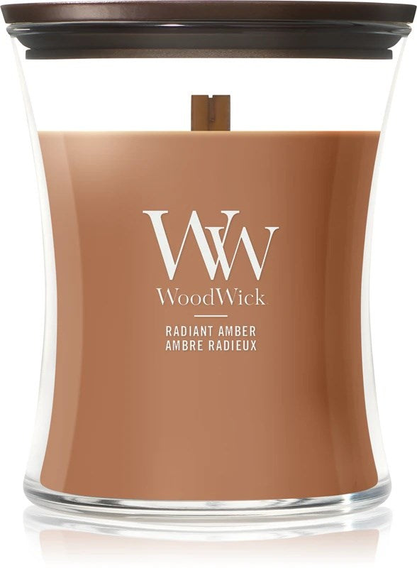 Scented Candle, Ellipse WOODWICK Radiant Amber 275 g, 1 piece