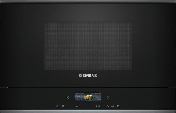 Siemens BF722R1B1 microwave Black Solo microwave Built-in 21 L 900 W