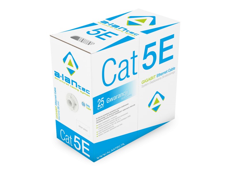 Alantec KIF5PVC305 networking cable 305 m Cat5e F/UTP (FTP) White