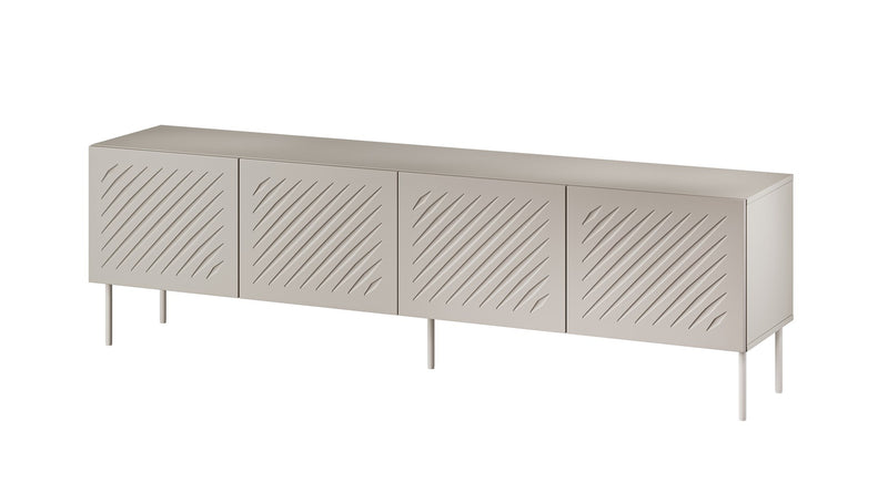 Meuble TV SIENA 200x40x60 cachemire mat