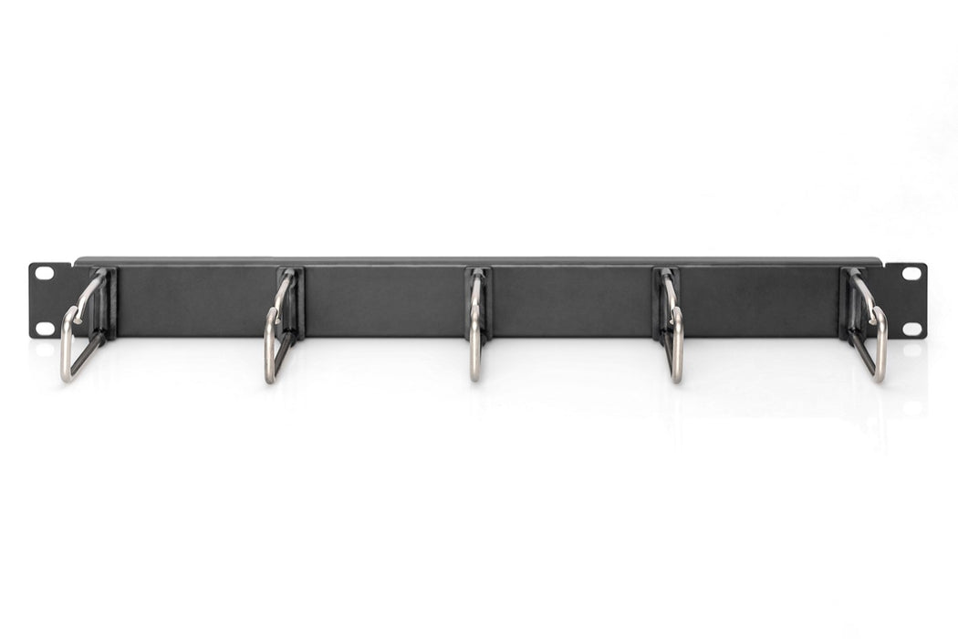 Digitus Cable Management Panel with Steel Rings for 482.6 mm (19") Cabinets, 1U