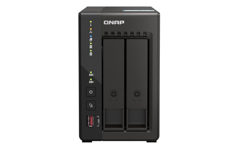 "QNAP TS-253E NAS-Server 2 Schächte Intel Celeron J6412 2,6GHz SATA 6Gb/s"