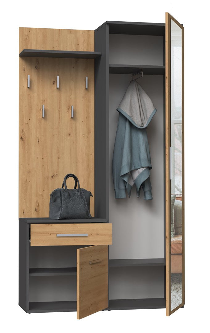 Topeshop GARD DUO ANT/ART KPL entryway cabinet