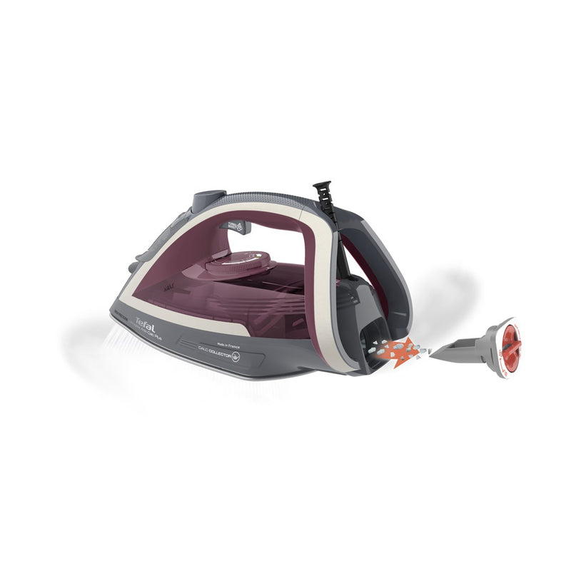 Tefal Ultragliss Anti-Calc Plus FV6840 Fer à vapeur 2800 W Violet, Argent