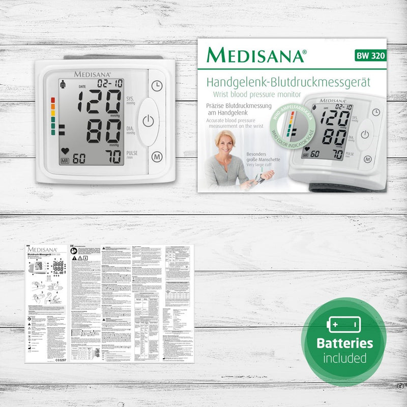 Medisana BW 320 Wrist Automatic 2 user(s)