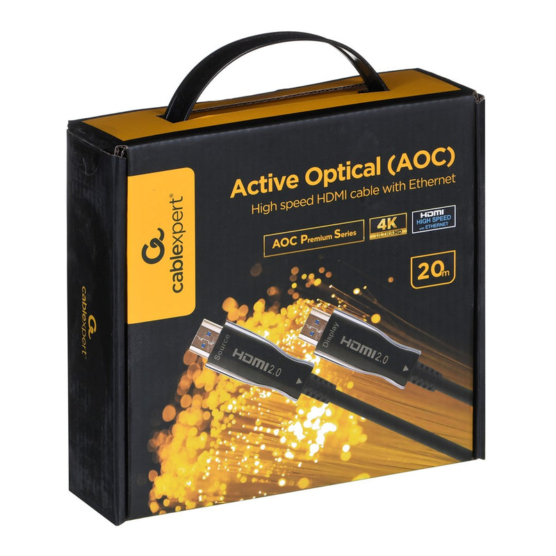 Gembird CCBP-HDMI-AOC-20M-02 Active Optical (AOC) High speed HDMI cable with Ethernet "AOC Premium Series", 20m