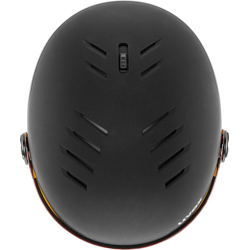 UVEX Wanted Visor Ski Helmet Black 58–61 cm (L)
