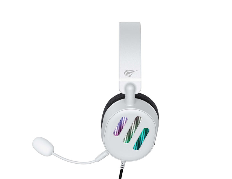 Casque de jeu Havit H2038U, noir et blanc