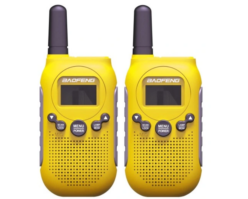 Walkie-Talkie Baofeng BF-T6 Panda Yellow, 2 pcs
