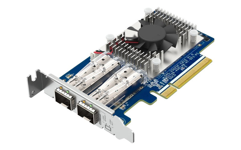 Dual-port SFP28 25GbE network expansion card low-profile form factor PCIe Gen4 x8