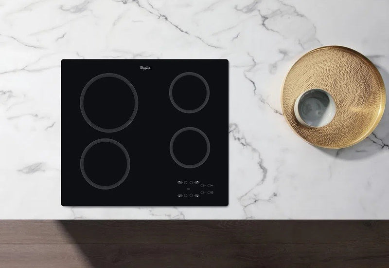 Whirlpool AKT 801/NE hob Black Built-in 58 cm Ceramic hob 4 zone(s)