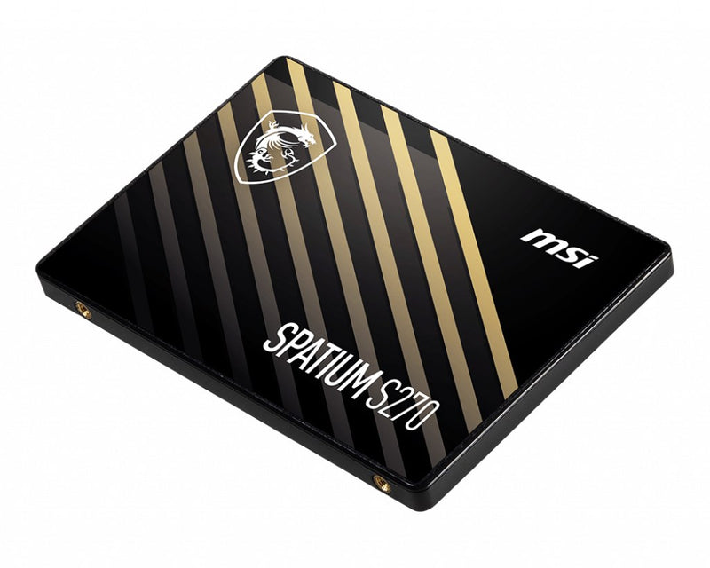MSI SPATIUM S270 SATA 2.5 240GB internal solid state drive 2.5" Serial ATA III 3D NAND