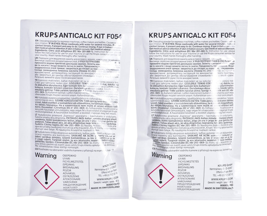 Krups F054001B descaler Domestic appliances Powder