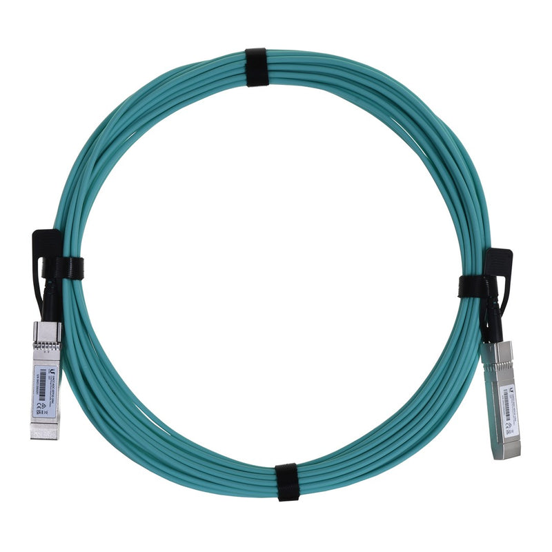 Câble Ubiquiti UACC-AOC-SFP10-10M InfiniBand/fibre optique SFP+ couleur Aqua