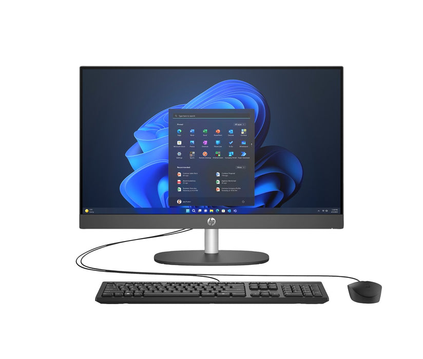 HP ProOne 245 G10 Desktop PC AMD Ryzen™ 7 7730U 60,5 cm (23.8") 1920 x 1080 px 16 GB DDR4-SDRAM 512 GB SSD Windows 11 Pro Wi-Fi 6 (802.11ax) Grey