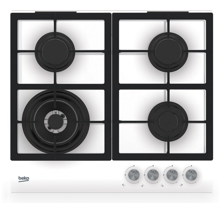 Beko HILW 64225 SW White Built-in 60 cm Gas 4 zone(s)