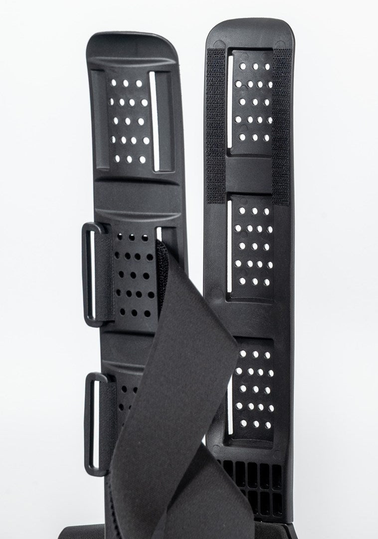 Long Ankle-Foot Orthosis "AIR WALKER BASIC" O-1182/S REHAFUND, Black