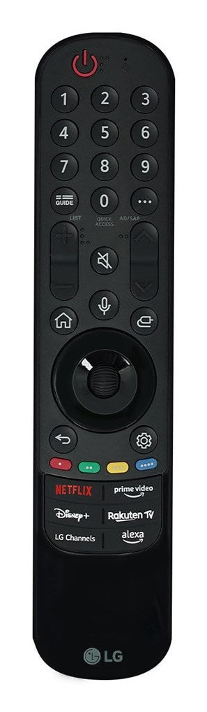 LG MR25GB remote control Bluetooth TV Press buttons
