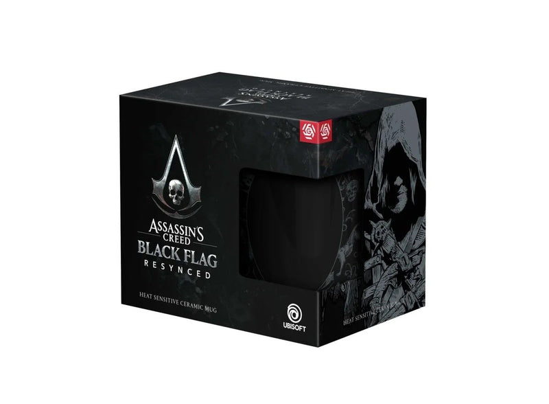 Heat Reveal Mug Good Loot Assassin's Creed Black Flag Resynced - Edward Kenway 480 ml Black