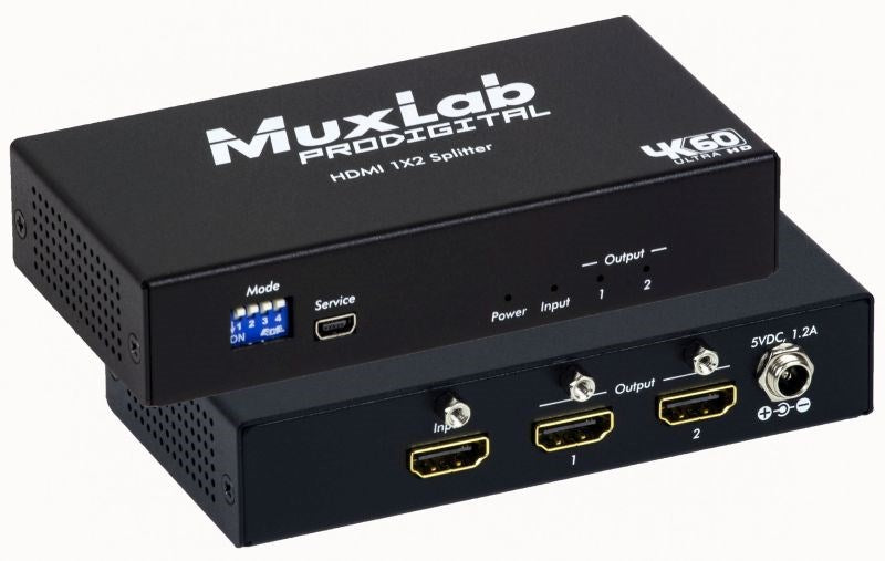 MUXLAB Splitter HDMI 1x2, 4K/60Hz