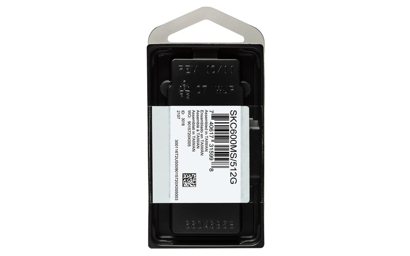 Kingston Technology KC600 512 GB Serial ATA III 3D TLC
