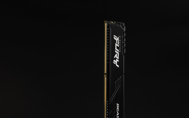 Kingston FURY Beast - DDR4 - kit - 16 GB: 2 x 8 GB - DIMM 288-pin - 3200 MT/s / PC4-25600 - CL16 - 1.35 V - unbuffered - non-ECC - black