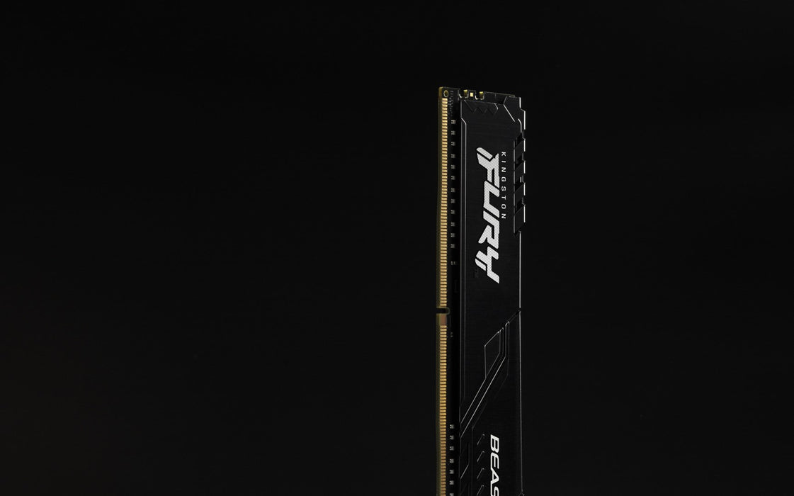 Kingston FURY Beast - DDR4 - kit - 16 GB: 2 x 8 GB - DIMM 288-pin - 3200 MT/s / PC4-25600 - CL16 - 1.35 V - unbuffered - non-ECC - black