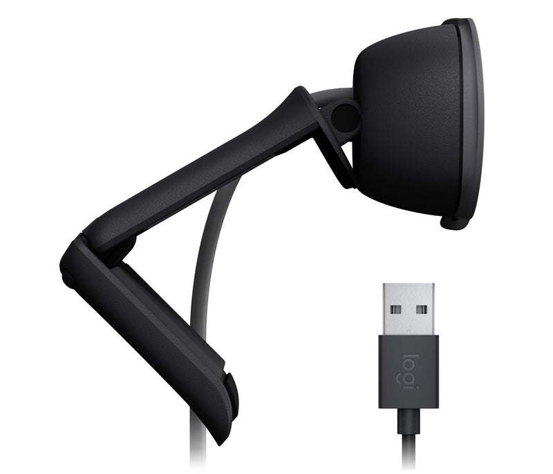 Logitech BRIO 100 - Webcam - colour - 2 MP - 1920 x 1080 - 1080p, 720p - audio - USB