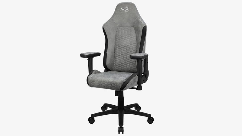 Aerocool Crown AeroSuede Universal gaming chair Padded seat Stone Grey