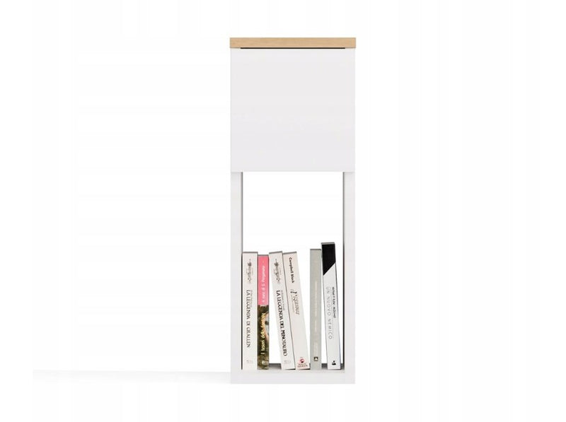 GALAX 20/1S WHITE/ARTISAN BEDSIDE TABLE