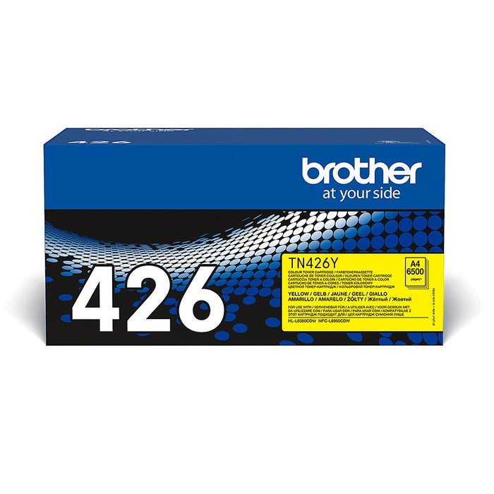 Brother TN426Y - Super Jumbo - yellow - original - toner cartridge - for Brother HL-L8360CDW, MFC-L8900CDW