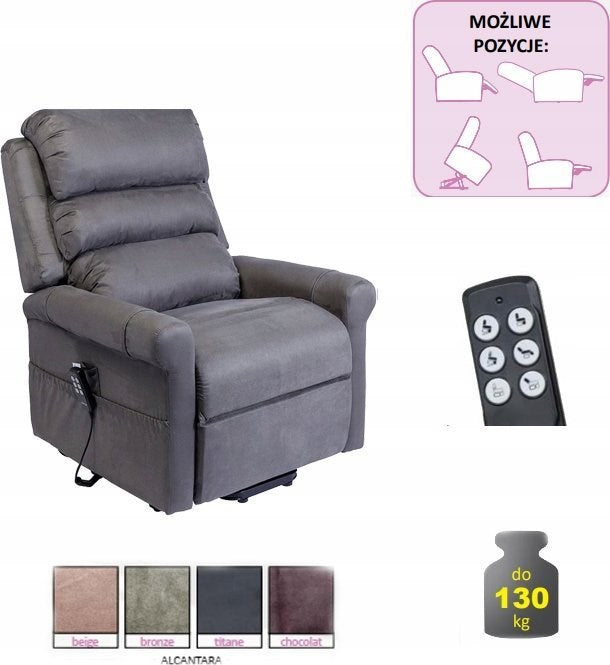 STYLEA II geriatric chair colour: titanium