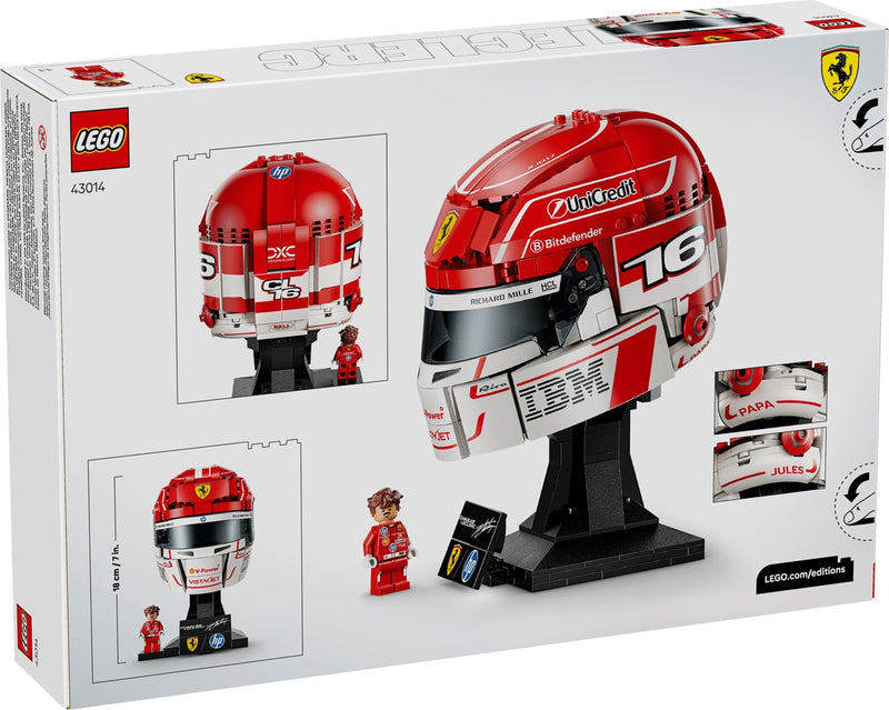 LEGO EDITIONS 43014 Scuderia Ferrari HP Charles Leclerc Helmet