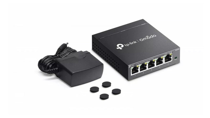 TP-Link Omada ES205G V1 - Switch - Managed - 5 x 10/100/1000Base-T - desktop, wall-mountable