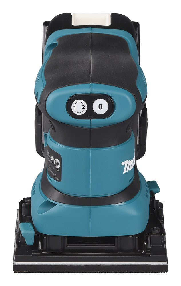 Makita DBO480Z portable sander Random orbital sander 14000 OPM Black, Blue 210 W
