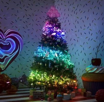 Twinkly Regal Prelit 270 LED RGB 150cm Bluetooth WIFI LED Christmas tree lights
