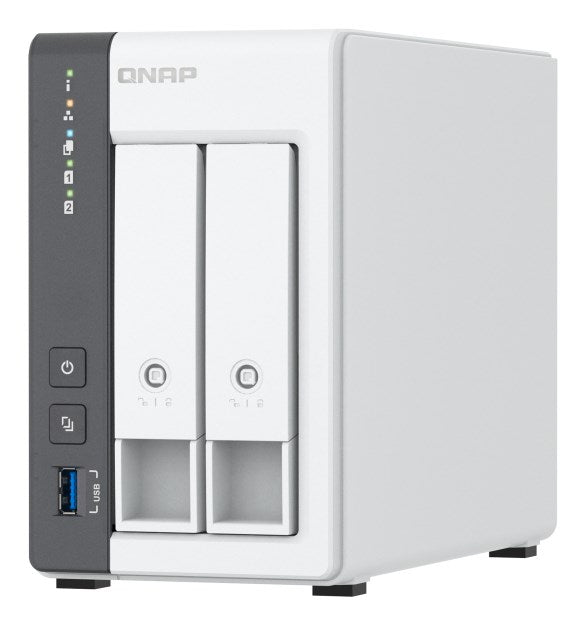 QNAP TS-216G NAS/storage server Tower Cortex-A Cortex-A55 4 GB 0 TB White