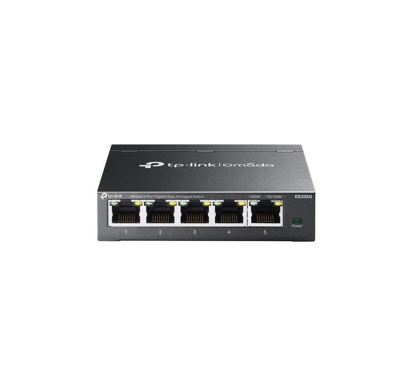 TP-Link Omada ES205G network switch Managed Gigabit Ethernet (10/100/1000) Black