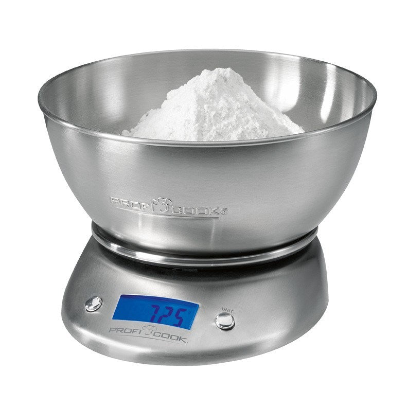 ProfiCook KW1040 balance de cuisine Noir, Inox Balance de cuisine électronique