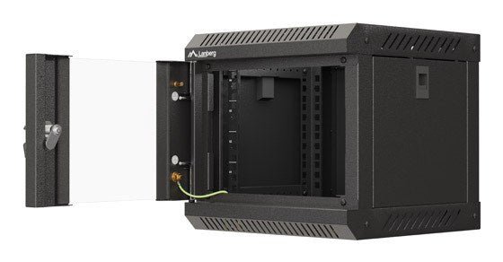 Lanberg WF11-3304-10B rack cabinet 4U Wall mounted rack Black